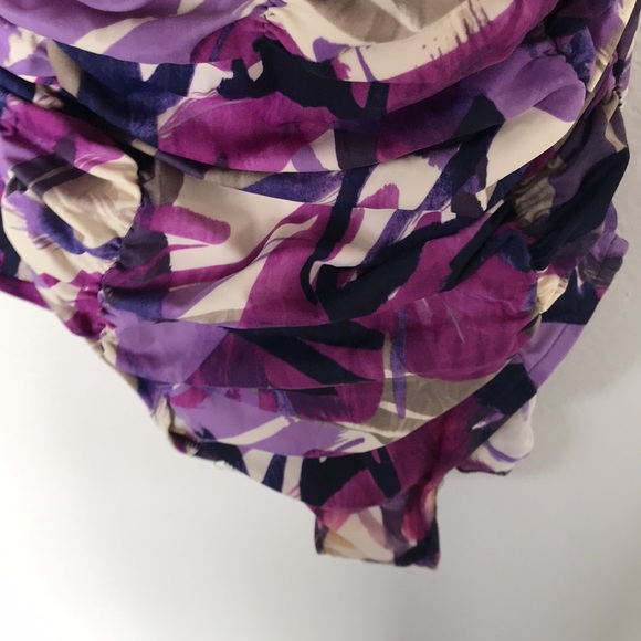 💜EXTRA TUMMY CONTROL ONE PIECE SWIMSUIT SIZE 14 BY CROFT& BARROW PRETTY PURPLES - Picture 2 of 6